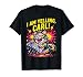 I Am Yelling Carl Funny Donut Cat Meme Viral Angry Cat Humor T-Shirt
