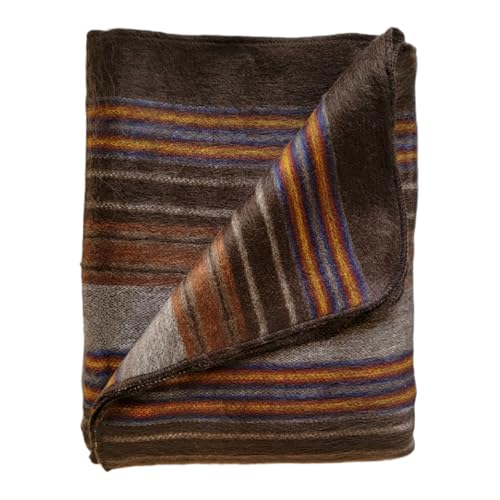 Alpaca Wool Throw Blanket | Warm, Ultra-Soft, 85' x 65'...