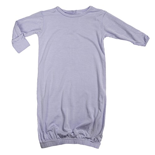 KicKee Pants Newborn Layette Gown, Little Girls-Lilac, 0-3 Months