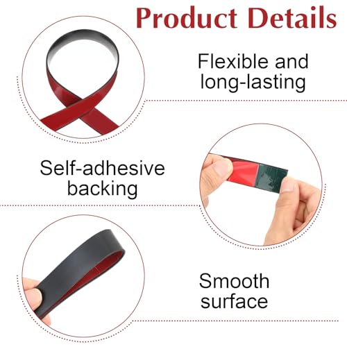 DOPENSPI Gummistreifen Selbstklebend 2m × 25mm × 2mm，Neopren Gummimatte Gummiplatte Gummi Klebeband Gummistreifen Vollgummi Gummiprofil für Gummidichtung DIY Bodenbeläge Schutz Stoßschutz Rutschfest