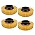 Universal Thick Toilet Wax Ring Replacement Kit (4-Pack) – 1.18" Wax Seal, Fits 3” & 4” Drain Pipes, Stops Leaks, Odors & Wobbling, All-in-One DIY Installation Kit