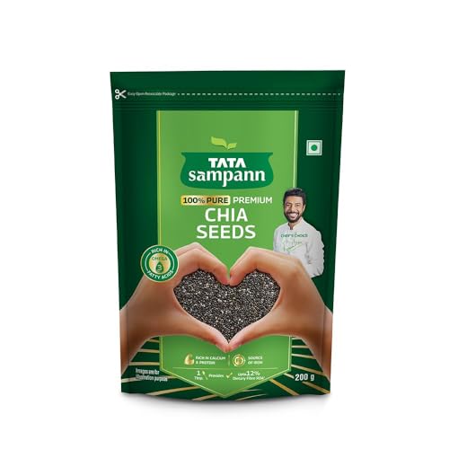 Graines de chia riches en calcium et fibres pour un petit-déjeuner sain 200g