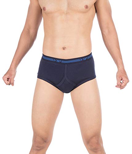 Men's Cotton Briefs - Spector 34IN (Pack of 5) Assorted (Colors & Print May Vary) Navy Blue-image-43