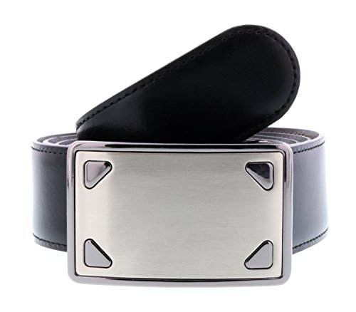 HSB 8001 Black/Brown Reversible/Adjustable Mens Belt