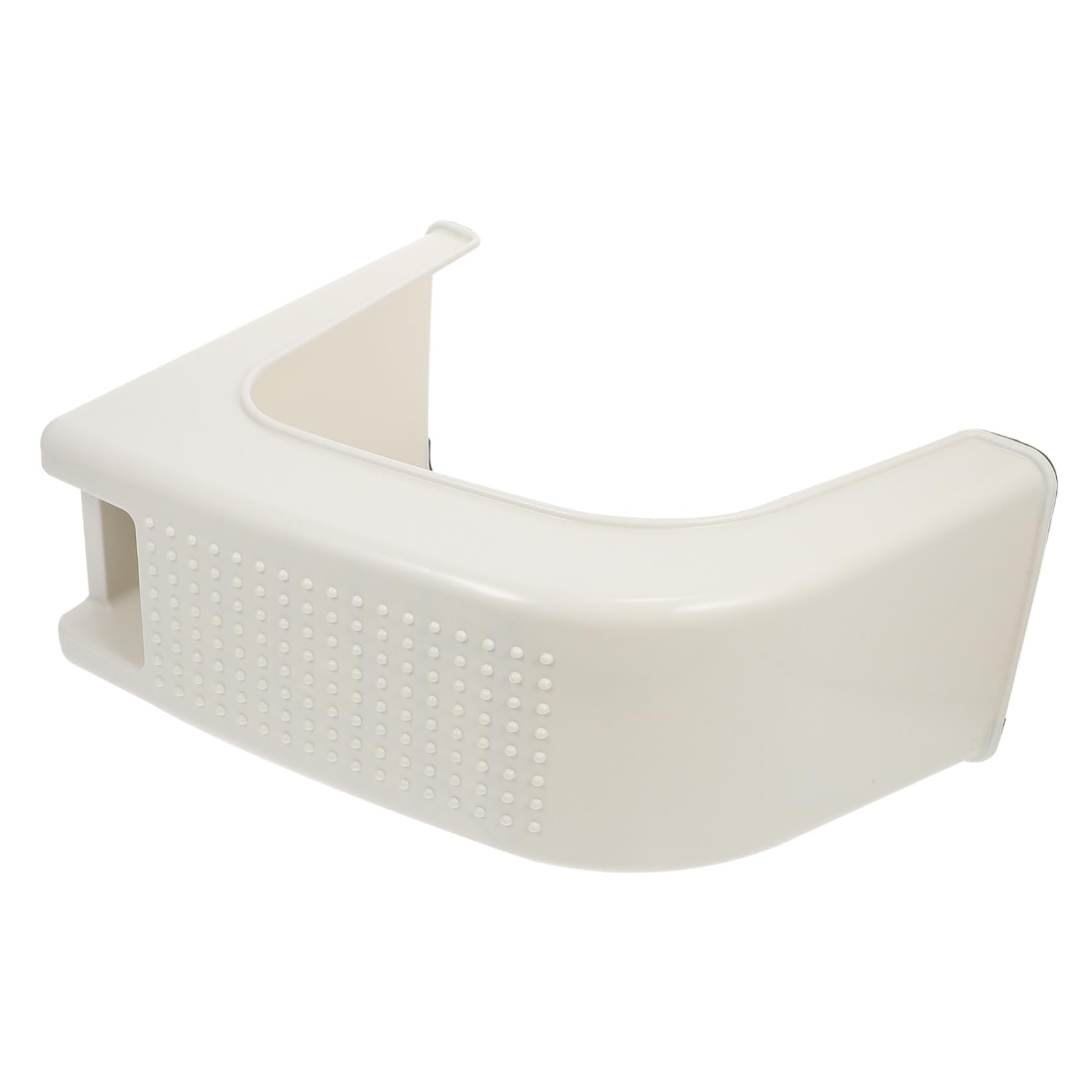 POPETPOP Poggiapiedi per Pedicure in Plastica Mini Scanalatura Porta Attrezzi, Sgabello Pratico per Nail Art Uso Professionale e Domestico, Supporto Ergonomico per Centri Bellezza e Cura