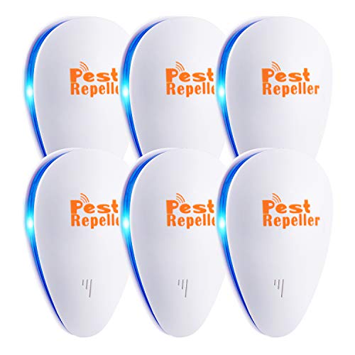 Ultrasonic Pest Repeller, 2020 Newest Pest Repellent Electronic Indoor Plug in for Insects