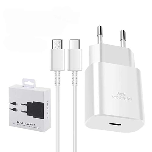 Chargeur Rapide USB-C 45W + Câble 1m – Recharge Ultra-Vite Téléphones, Tablettes & PC – Adaptateur Compact avec Prise EU