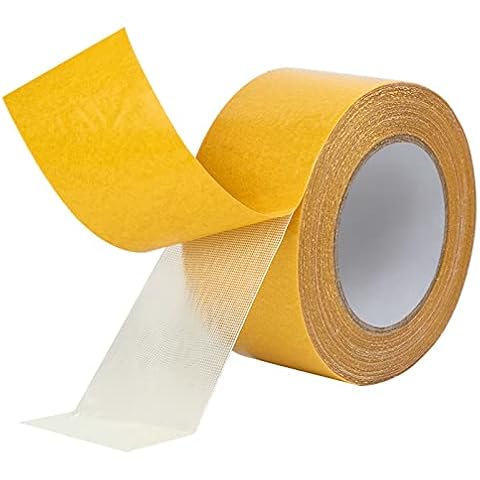 Double Sided Tape Heavy Duty,1 Roll 20m*15mm Double Sided Sticky Tape Adhesive Sticky Arts Craft Tape for Carpets Fixing Wedding Exhibitions Wallpaper Crafts Cover