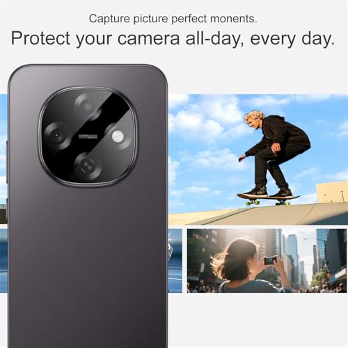 Image of FabeKee For Oppo F31 Pro Plus 5G Camera Lens Protector Tempered Glass HD Clear Lens Film (Black Version)