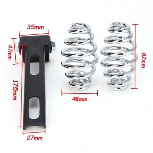 Sillín para moto V-Star conductor base individual cómoda sustitución bobber PU 4