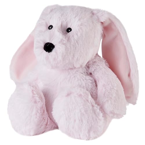 Warmies Plush Pink Bunny Microwavable French Lavender Scent Weighted Teddy Hot or Cold Toy for Relaxation and Warm Relief