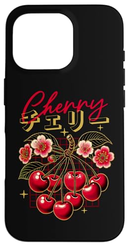 Cherry �`�F���[ ���g�� �a �� ���w ���� �j�� �X�}�z�P�[�X iPhone 16 Pro �p