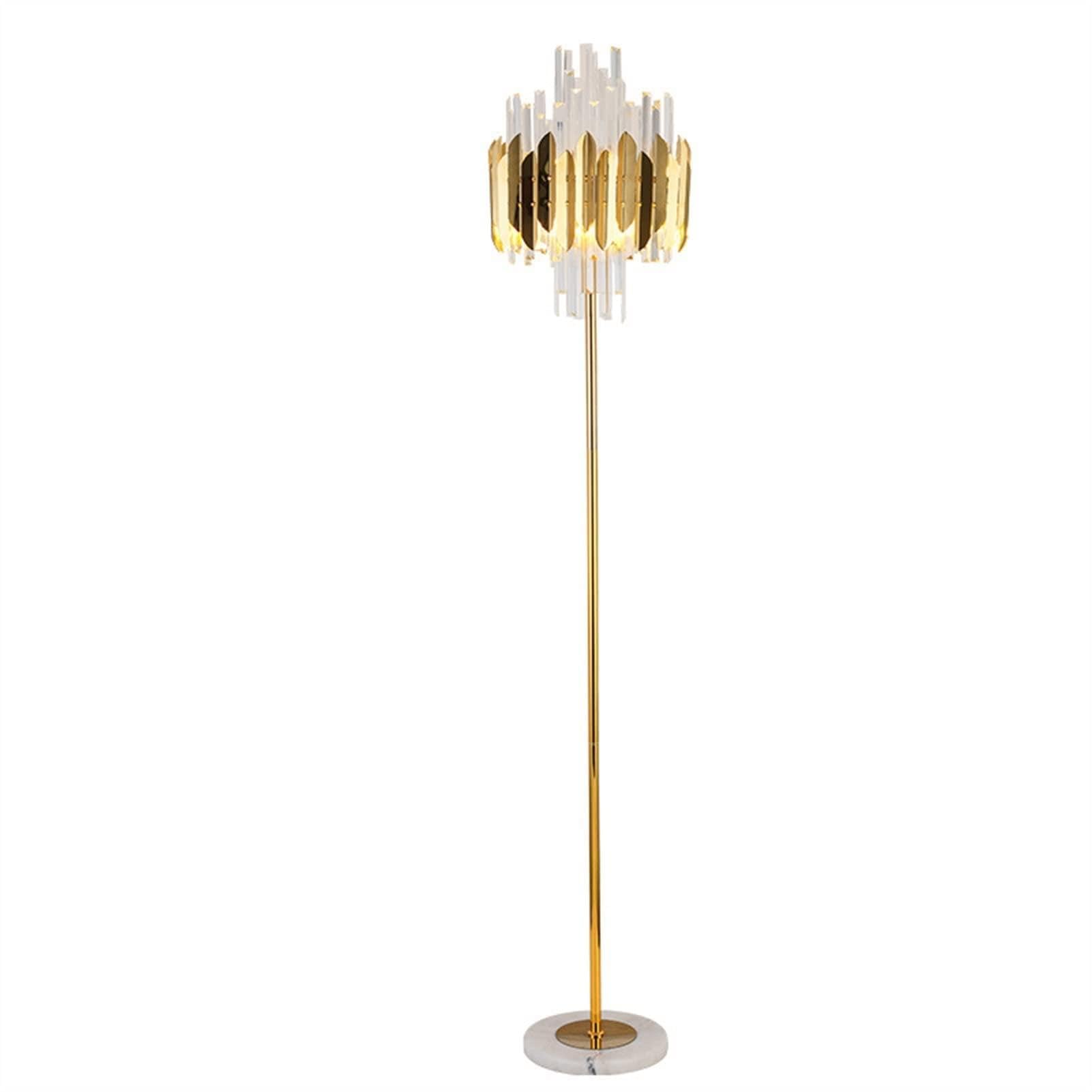 KKXXYQFC Elegante Lampada da in Dorato - Luce LED per Camera da Letto e Soggiorno - Elegante apparecchio di Illuminazione per Interni - Perfetto per l'arredamento della casa