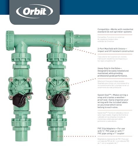 Orbit 57250 2-Valve Heavy Duty Preassembled Manifold - image 5