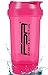 Proteína Shaker de 500 ml, con compartimento para los polvos de 100 ml, con tamiz, Botella Mezcladora, a prueba de fugas, BPA libre, FSA Nutrition - Rosa