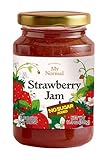My Normal No Sugar Strawberry Jam Diabetic-Friendly, Strawberry 50% Fruit Jelly with Allulose, Keto & Zero Sugar Jam - Only 4 Ingredients, No Artificial Additives (320g, 11.28 oz)