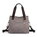 YALIZHNA Bolso de lona para mujer con múltiples bolsillos Imagen de YALIZHNA Bolso de lona para mujer con múltiples bolsillos
