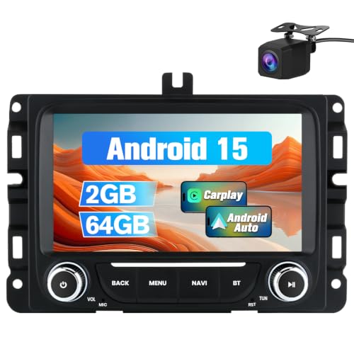 Radio para auto Android 7 pulgadas Dodge RAM 2013-2019 miniatura 1