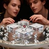 Genérico Acrylic Blocks - 4 X 4 X 1 Inches Clear Risers , Cleear...