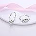 Earring for Women, 925 Sterling Silver Hoop Earring Jewelry, Fashion Graduation Birthday Gifts for Women