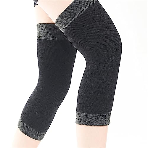 Genouillères de cyclisme tricotées d'automne hiver douillettes taille Large - 5
