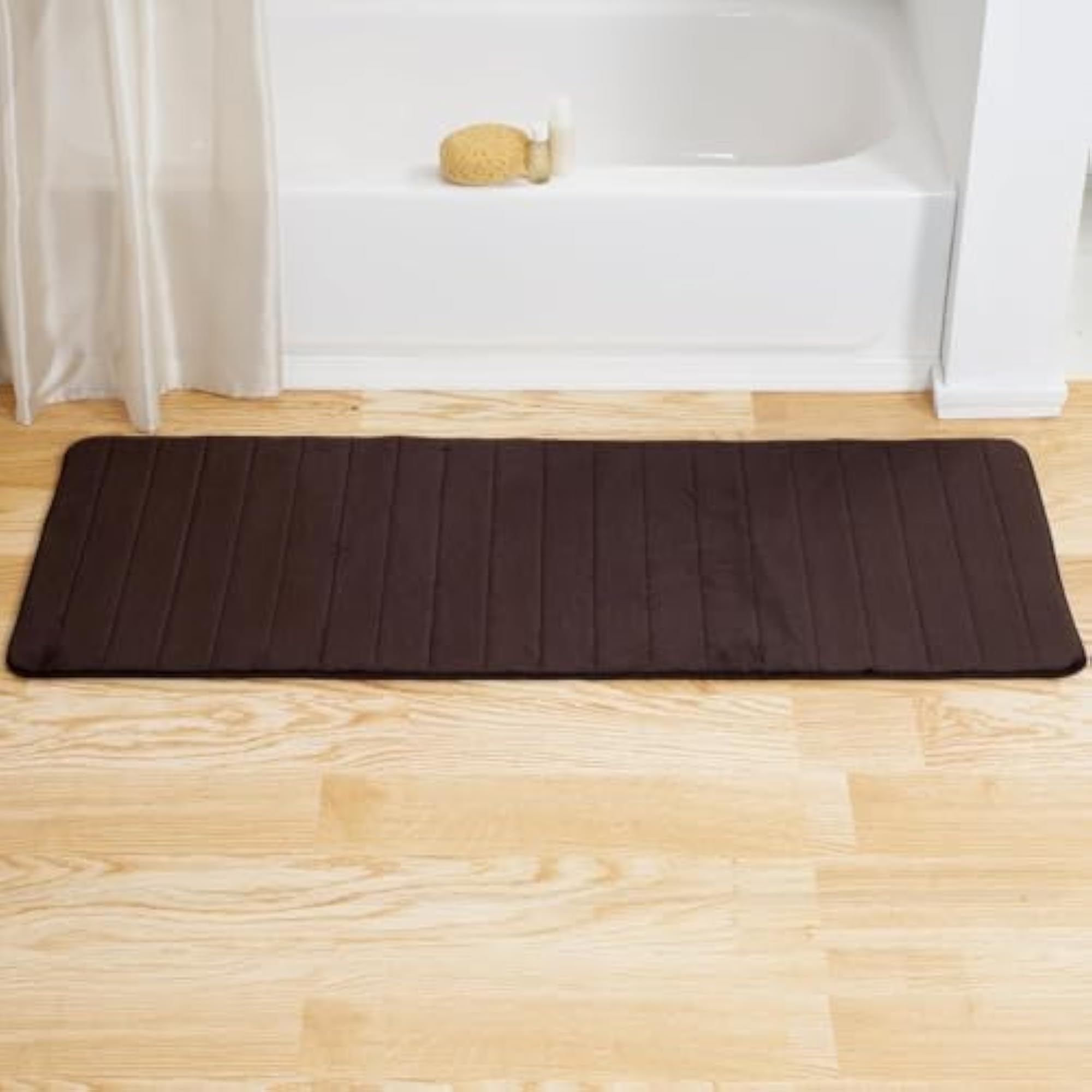 Ultra Soft Non-Slip Bath Runner Rug, Water Absorbent
