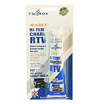 RTV Silicone Instant Gasket Maker Grey 45g Tube – High Temp 662°F Flexible Sealant for Automotive, Engine, Exhaust, and Industrial Repairs, Oil & Fluid Resistant Adhesive