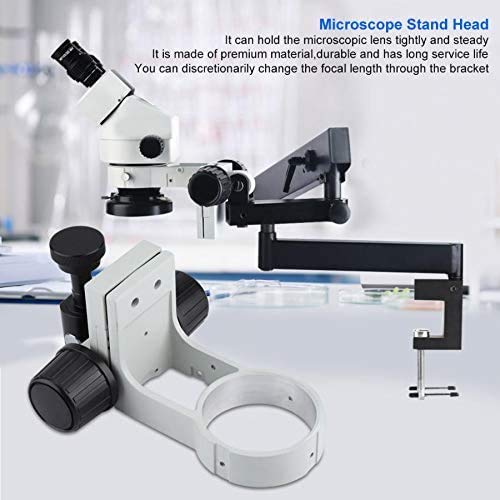 Stereo Microscope Bracket Diameter 76mm Focusing Bracket with Tail Microscopio Binocular