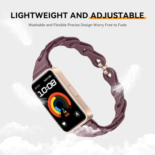 Correa compatible para Huawei Band 10/9/8 de silicona miniatura 4