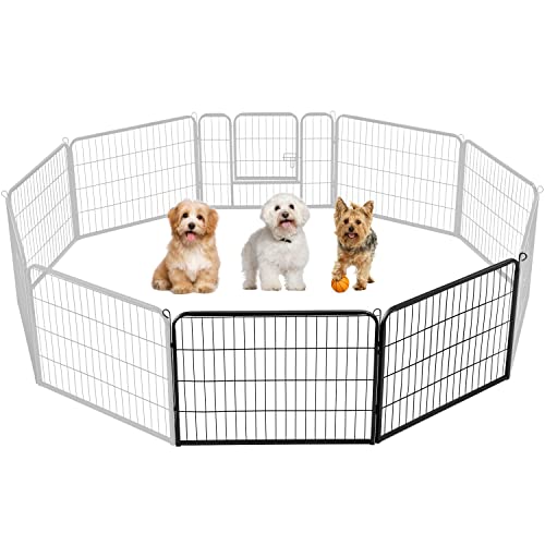Image of Yaheetech 24in x 5.3ft Rustproof Foldable Metal Decorative Garden Fence | Durable Metal Frame, Tool-Free Quick Setup,Custom Multi-Shape,Fold Flat Storage, Multi-Scene For Garden Patio RV Camping
