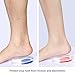 Vordas 2 Pares Plantillas Fascitis Plantar Silicona para Espolones para el Talón...
