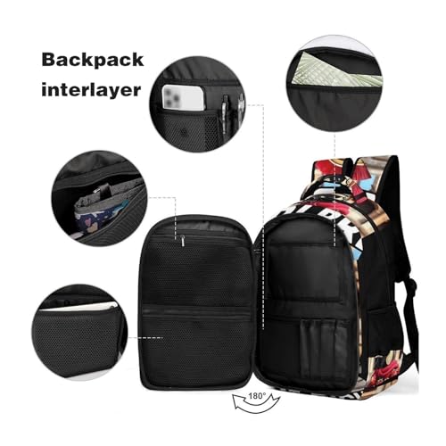 Travel Backpack with Pockets Backpack 42x32cm Unisex2