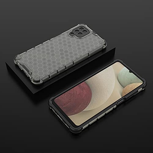 Image of Glasgow Back Case Cover Designed for Samsung Galaxy A12 - Black
