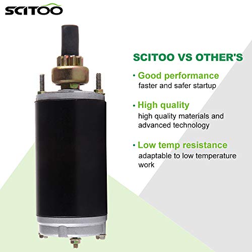 Image of SCITOO Starters New Compatible for Cub Cadet Tractors-Garden 2072 1987-1989 2082 1992-2000 for Toro Mowers-Fairway Groundsmaster 117 1985-1990 Mowers-Zero Turn 720-Z Tractor 1987 5774N SAB0026