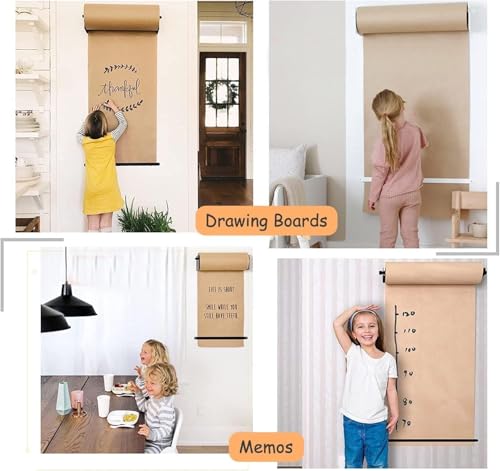 Distributeur et coupeur de rouleaux de papier muraux en acier - 7