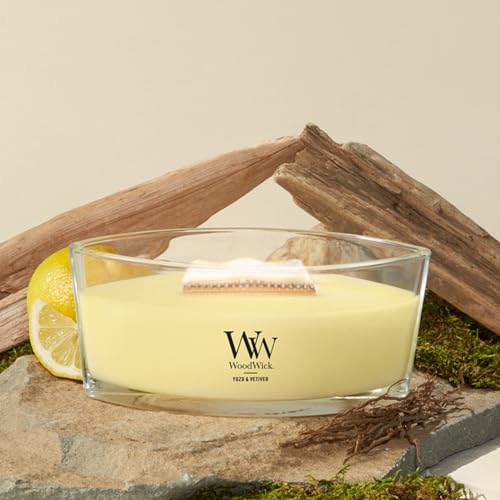 Image of Woodwick Yuzu & Vetiver Ellipse Candle
