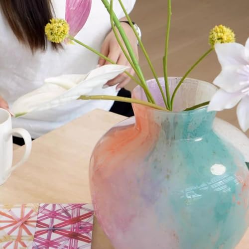 Vases en verre pour fleurs et décoration de table à manger - 7