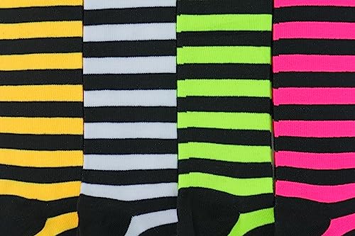 Image of ToBeInStyle Women's Colorful Patterned Design Knee High Socks