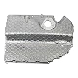 Engine Oil Pan Aluminum Sump w/Drain Plug Replacment For 2019-2023 VW Arteon, 2014-2020 VW Golf/GTI,2018-2023 for Audi Jetta/Tiguan, 2015-2020 A3/A3 Quattro,2016-2023 TT/TTS Quattro
