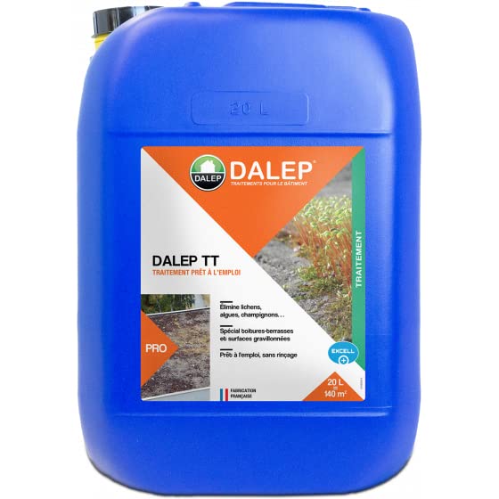 Batimousse TT - Antimousse Toitures-Terrasses et surfaces gravillonnées DALEP - 20 Litres