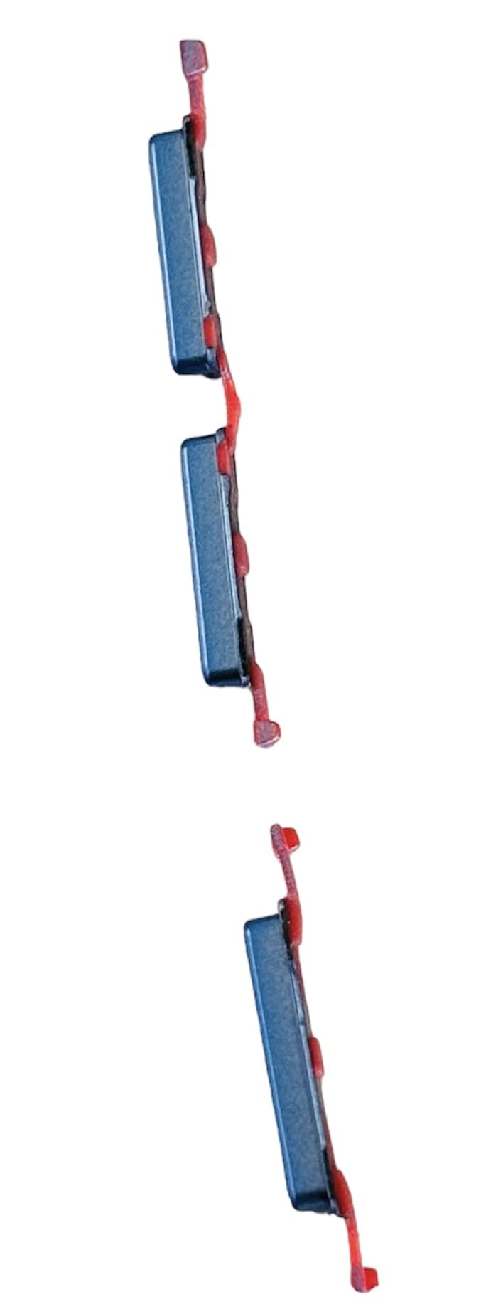 Backer The Brand Compatible with Realme X7 Max 5G Replacement Body Side Key Popwer and Volume Button Out Rubber Blue-image-6
