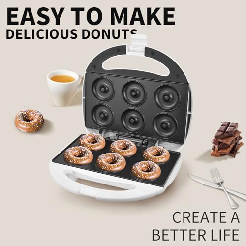 Image of DSP Mini Donut Maker - Non-Stick, 6 Donuts, Cool-Touch