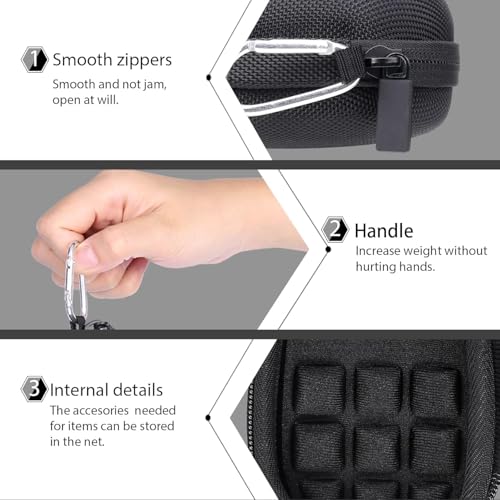 Image of co2CREA Hard Case Replacement for Logitech MX Anywhere 3 Anywhere 2S Anywhere 2 Compact Performance Mouse (Graphite Case)