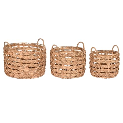 CESTA SET 3 JACINTO DE AGUA 44X44X38 37X27 30X24