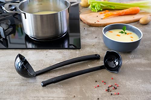 Pikanty - Ladle Soup And Sauce Set Of 2 | Made In Usa (Black) #TOP3