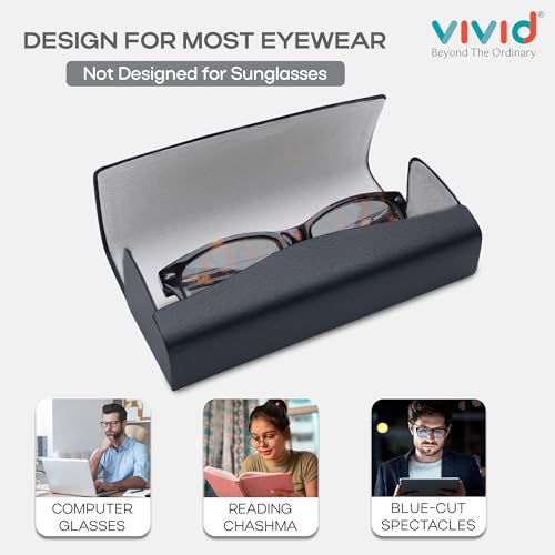 Image of VIVID Unisex Specs Magnetic Eyewear Dabbi Faux Leather Hard Case Cover