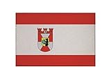 U24 Aufnäher Berlin Mitte Fahne Flagge Aufbügler Patch 9 x 6 cm