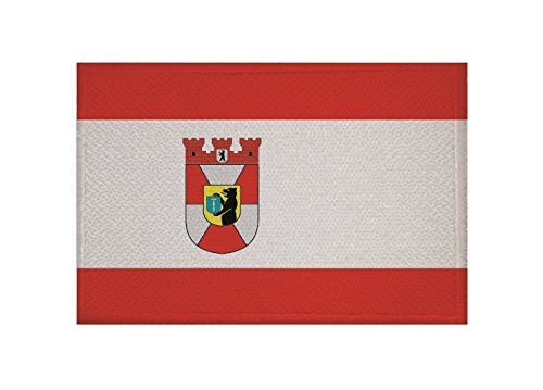 U24 Aufnäher Berlin Mitte Fahne Flagge Aufbügler Patch 9 x 6 cm