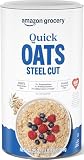 Amazon Grocery, Steel Cut Quick Oats, 25 Oz