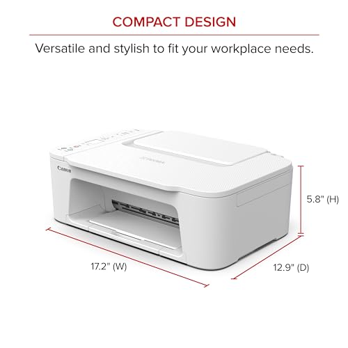 Canon PIXMA TS3720 Wireless All-in-One Printer for Basic Home Printing, White - image 4